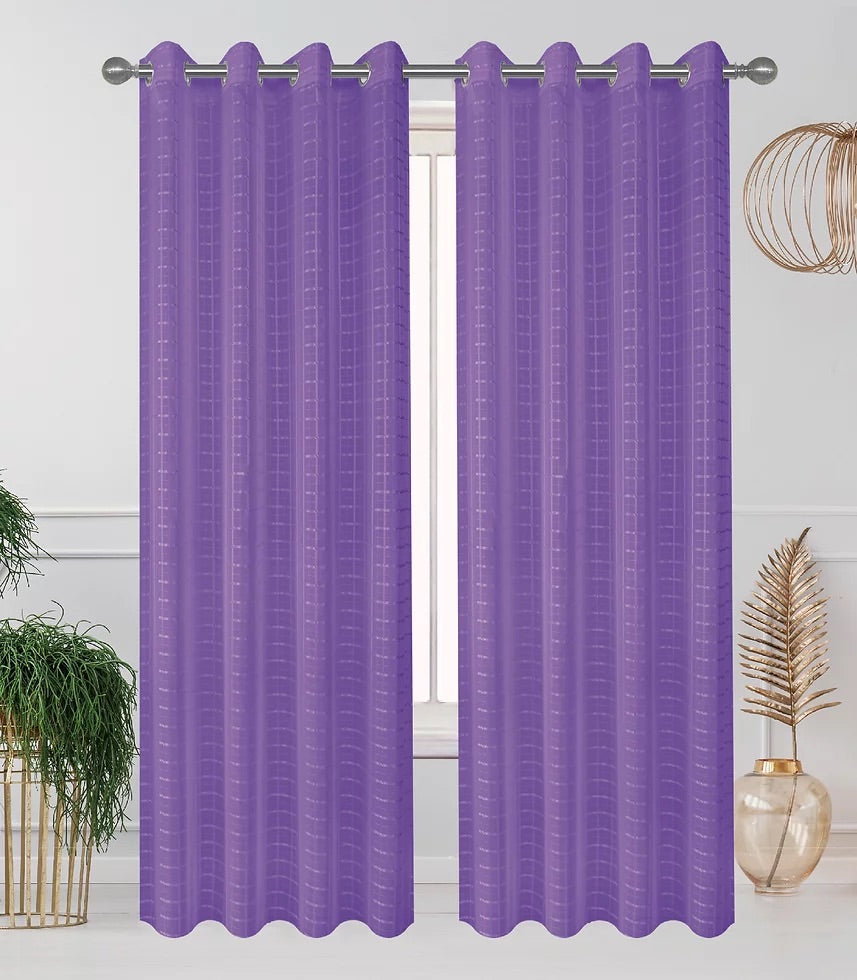 Grommets Sheer Panel