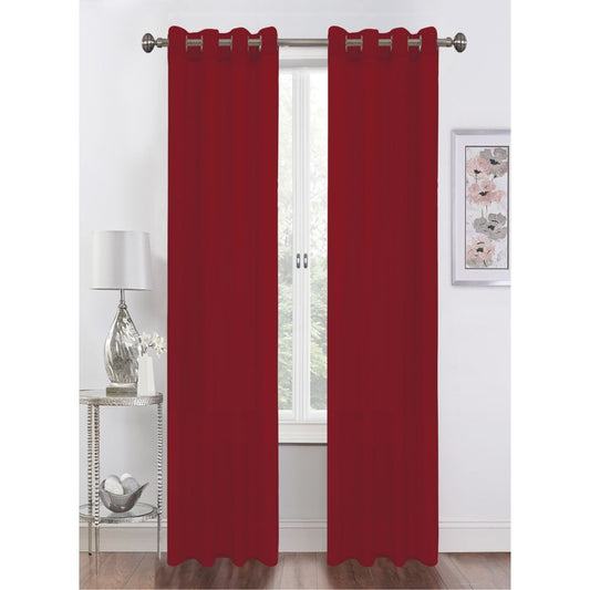 Leslie Sheer Burgundy Panel