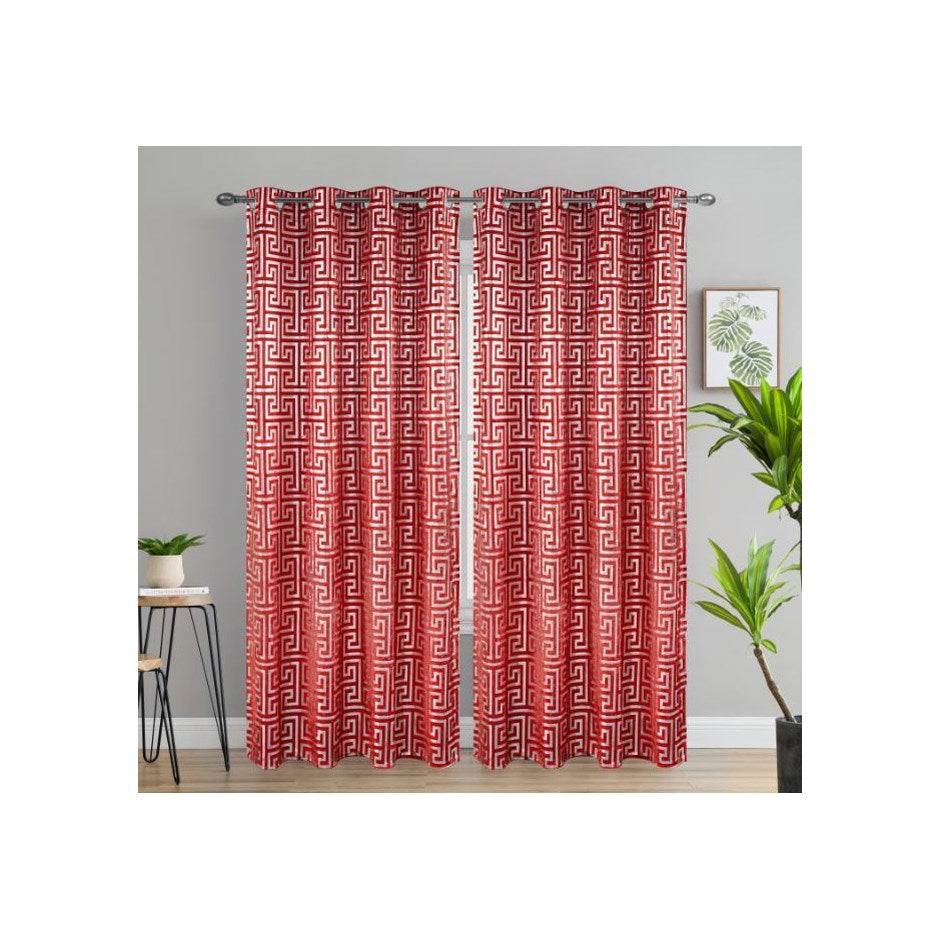 Cleopatra Panel Red/Silver