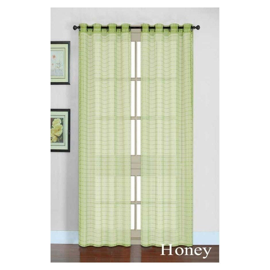 Honey Sheer Lime Green Panel