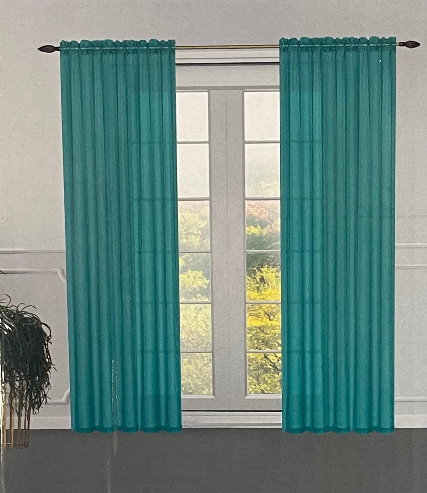 Sheer Panel Teal