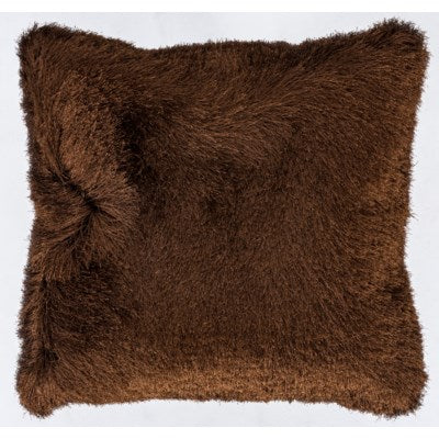 Shaggy Pillow Brown