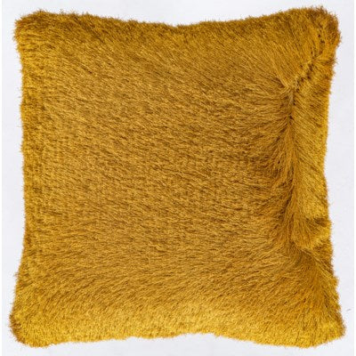 Almohada Shaggy Dorada