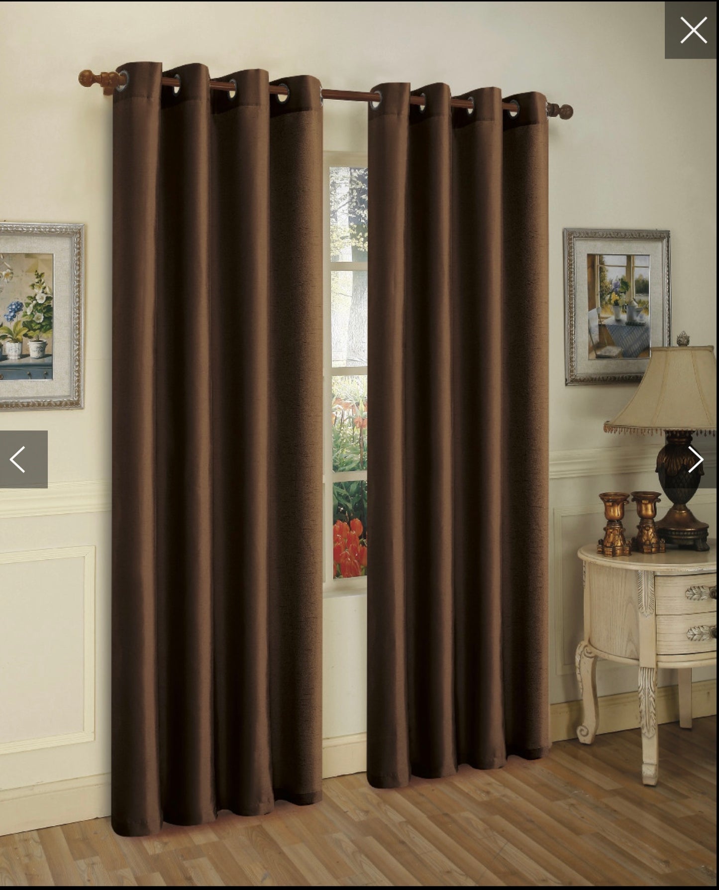 Grommet Panel Brown