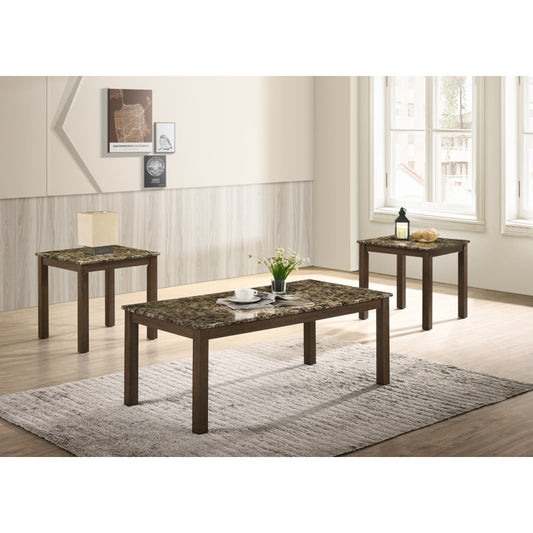 3 pc Coffee Table Espresso