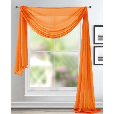 Sheer Scarf Orange