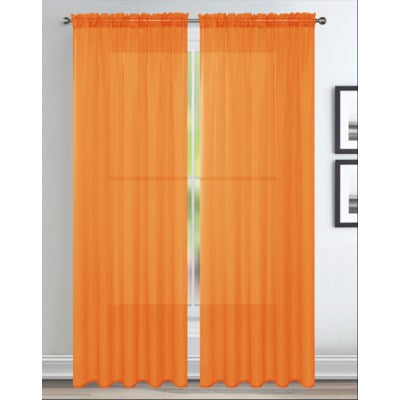 Panel transparente naranja