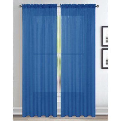 Sheer Panel Royal Blue