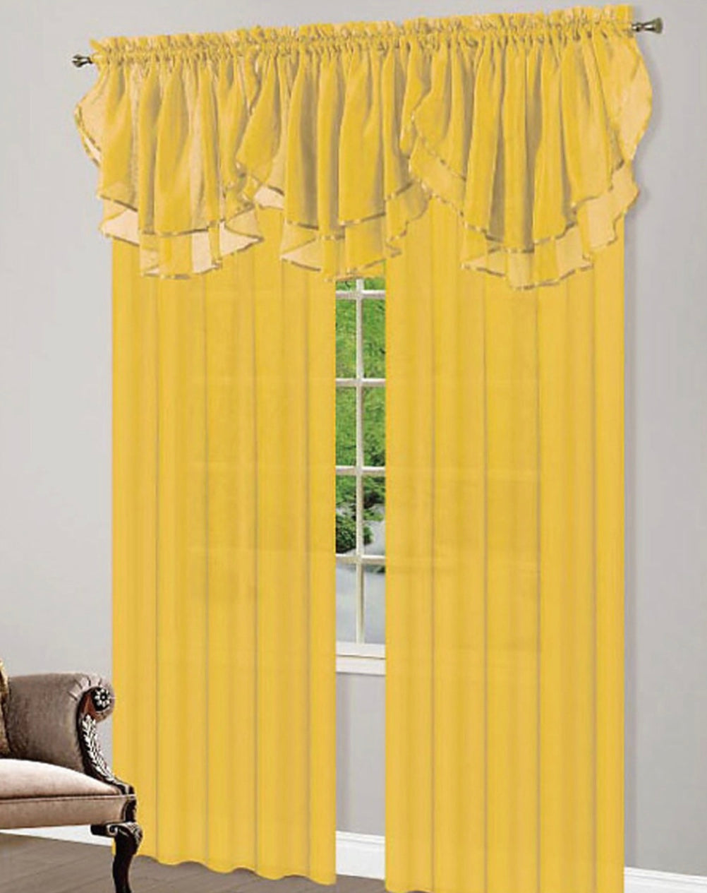 Chelsea Sheer Valance Collection